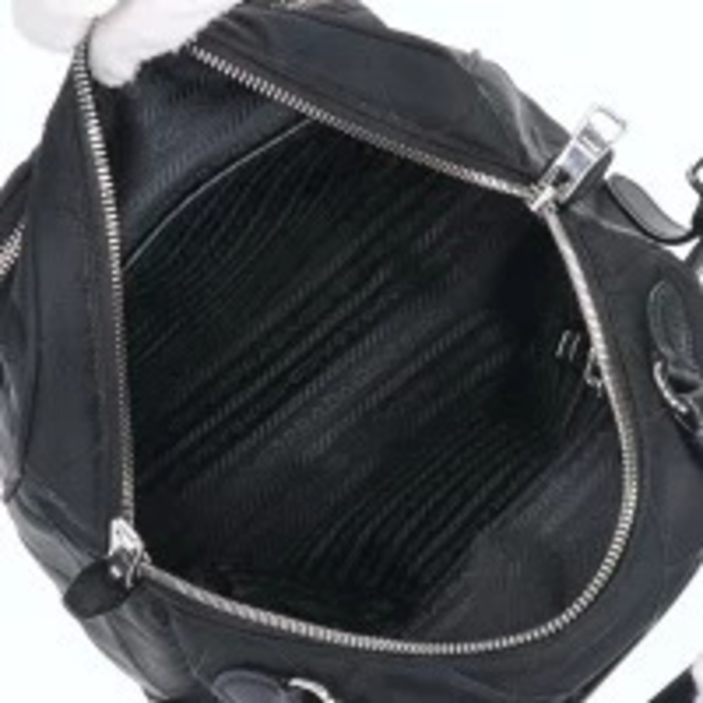 Prada Rucksack AB quilted Daypack Backpack Black - Picture 5 of 6